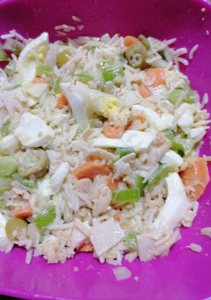 Una foto de Arroz basmati aliñado