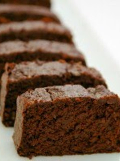 A picture of Oil-Free Okara Chocolate Cake.
