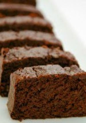 A picture of Oil-Free Okara Chocolate Cake.