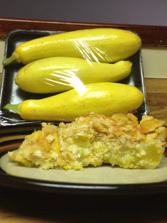 A picture of Cheesy Squash Casserole.