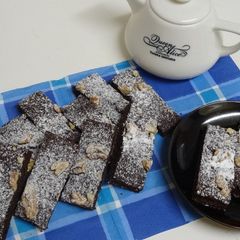 Chewy Brownies with Leftover Okara A picture of Chewy Brownies with Leftover Okara.
