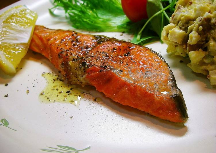 Easy Italian-Style Salted Salmon