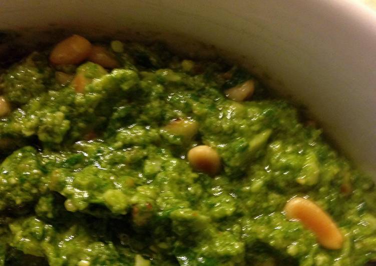 Making Pesto