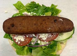 Una foto de Moroccan falafel wrap