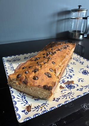 Una foto de Bizcocho de plátano y avena (sin gluten)