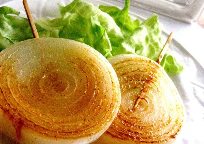 Easiest Way to Prepare Speedy Sweet and Rich Onion &#34;Steaks&#34;