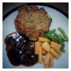 A picture of tempe steak.