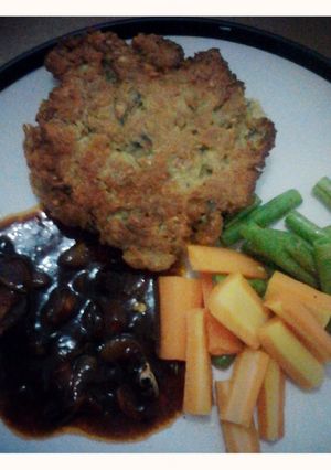 A picture of tempe steak.