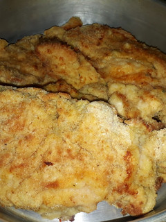 Una foto de Milanesa de pollo al horno