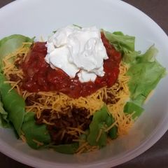 A picture of Super Yummy Taco Salad.