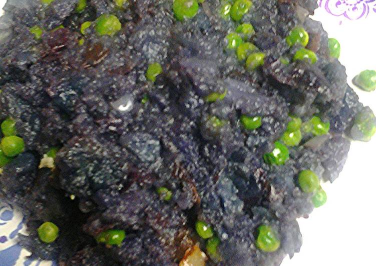 Recipe of Award-winning Purple potatoes and pea