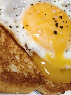 A picture of Perfect Egg On Toast - #eggporn.