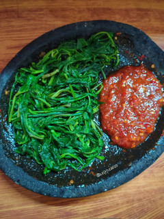 Foto resep Kangkung sambal brambang asem