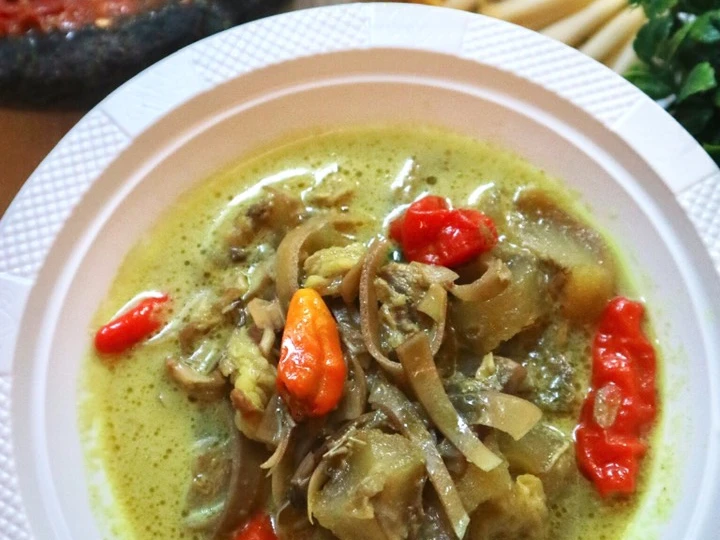 Cara Mudah Membuat Resep GULAI KUNING JANTUNG PISANG (Ft Tetelan &amp;amp; Kikil) Anti Ribet, Sempurna
