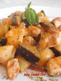 Conchiglie Rigate con Melanzane, Pesce Spada e Granella di Pistacchio di Bronte