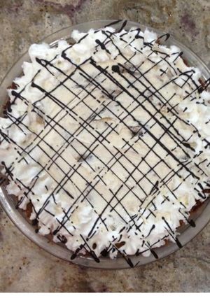 A picture of Cookie dough pie.