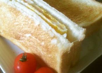 Easiest Way to Make Yummy For Breakfast Mentaiko Cheese Toast Sandwich Easy