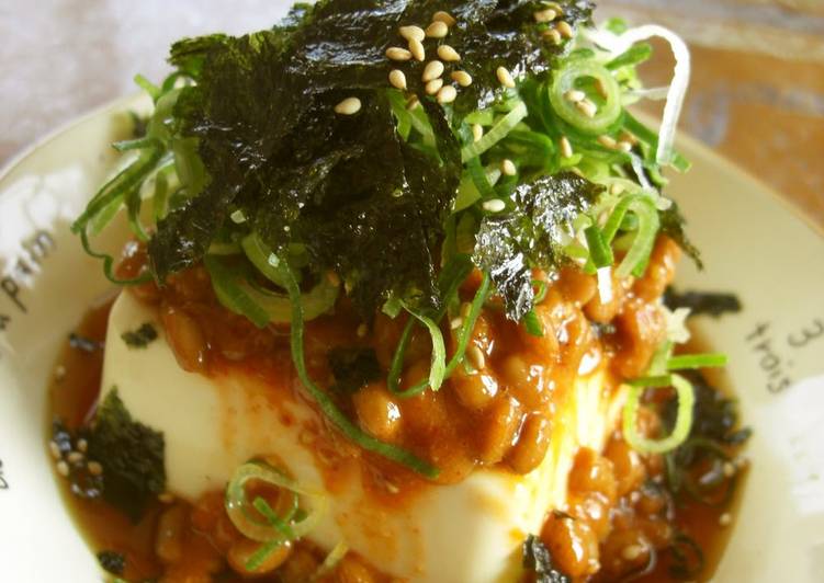 Step-by-Step Guide to Make Homemade Spicy Korean-style Natto and Chilled Tofu