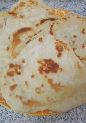 Una foto de Pan Naan (Pan Árabe)