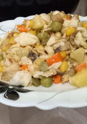 عکسی از دستور سالاد مکزیک