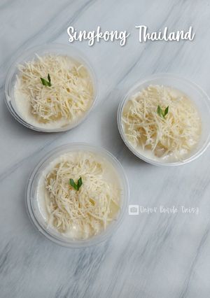 Foto resep Singkong Thailand (Thai Cassava with Coconut Sauce)
