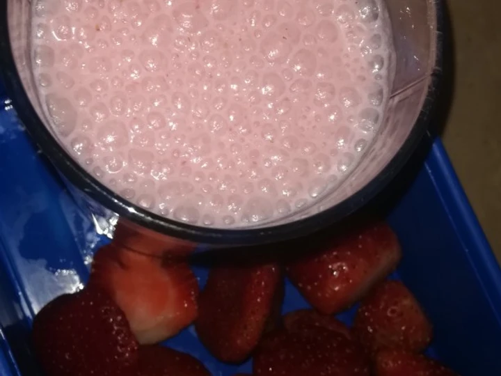 Recipe Banana and strawberry smoothie the Perfect Tasty