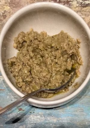 Une photo de Tapenade d'olive verte