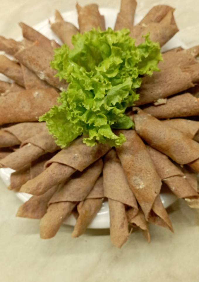 Рогалики з курячої печінки