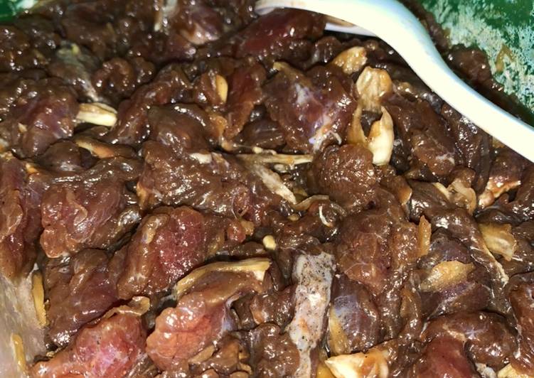 Recipe Yummy Marinasi daging grill (ala racha) Bumbu Racik