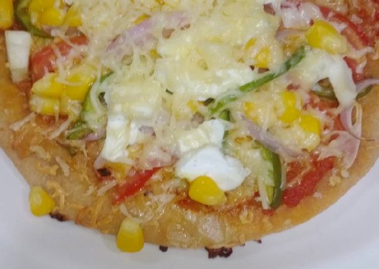 Steps to Make Homemade Mexican wheat pizza