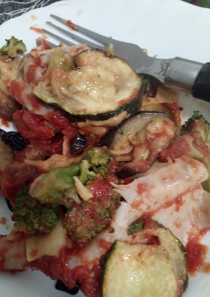 Una foto de Lasaña vegana