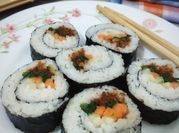 Gambar kimbab abon