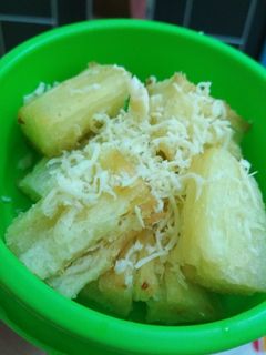 Foto resep Singkong Keju renyah merekah