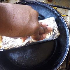A picture of Sausage, veggie sharwama.