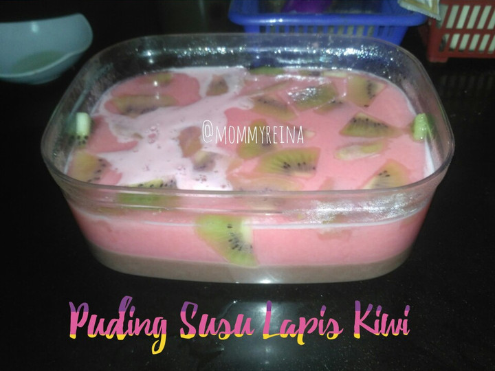 Bagaimana Membuat Puding Susu Lapis Kiwi Menu Enak