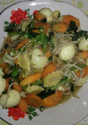 Foto resep Capcay telor puyuh