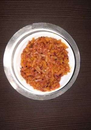 A picture of Radish sliced stir fry(mulo chenchki).