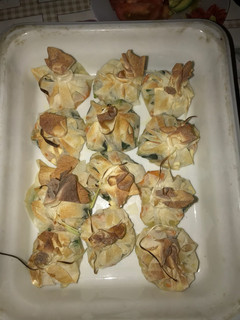 Una foto de Saquitos de Kale y Tofu