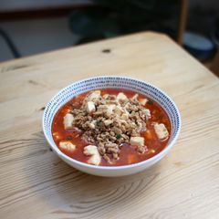 A picture of Ma Po Tofu.