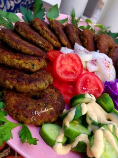 عکسی از دستور کتلت ماش و عدس