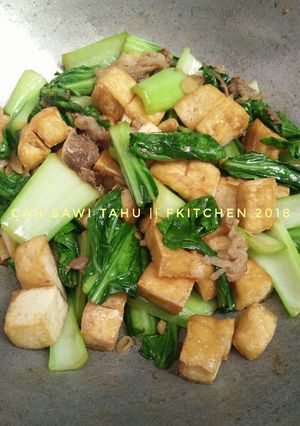 Foto resep Cah Sawi Tahu