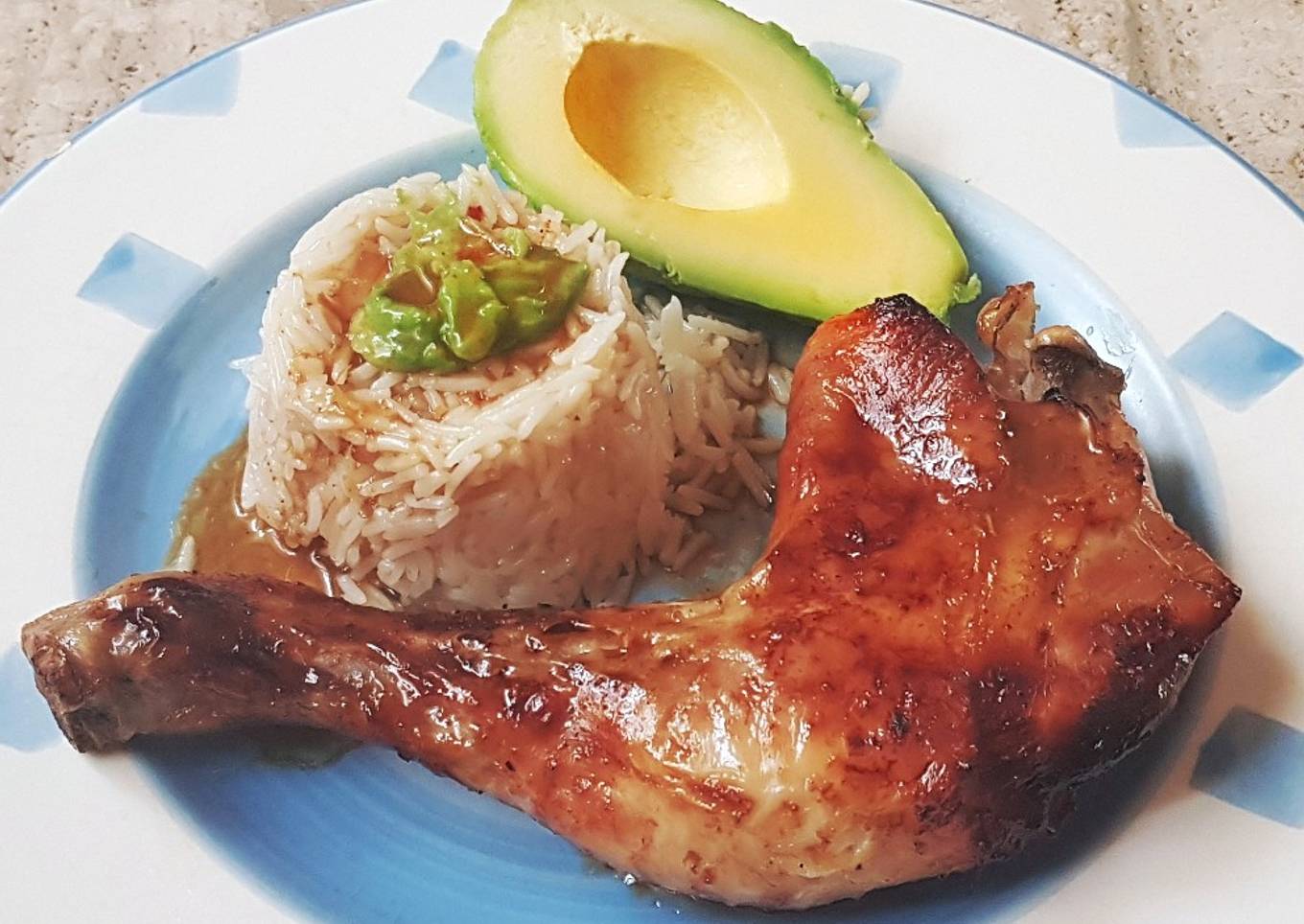 Muslos de Pollo al horno con espécies Barbacoa, Limón y Brandy
