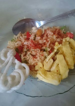 Foto resep Nasi goreng petis tanpa kecap