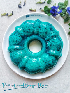 Foto resep Puding Lumut Bunga Telang