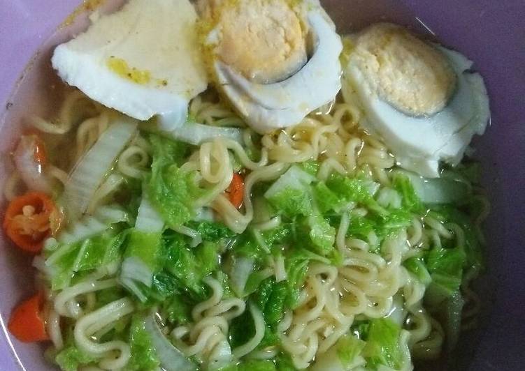 Resep Mie rebus sayur (anak kos) Anti Gagal