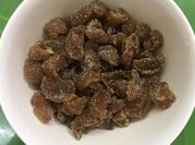 A picture of amla with jaggery