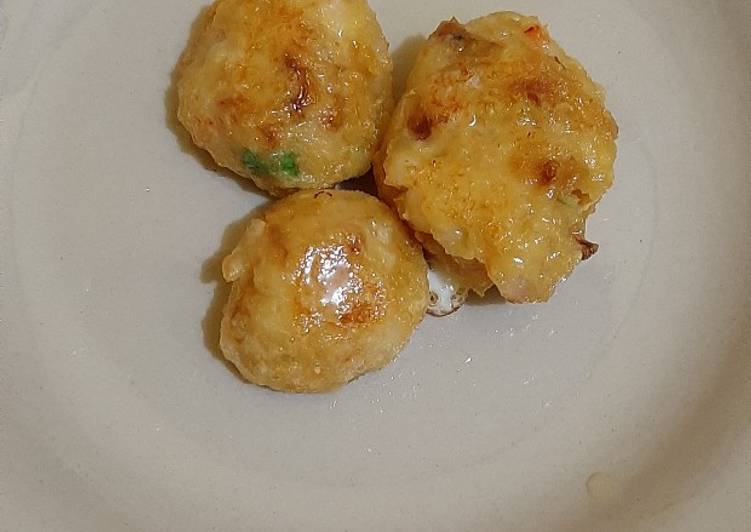 Perkedel kentang udang