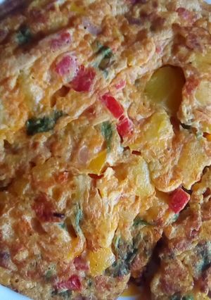 A picture of Potato omelette.