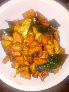 சேப்பங்கிழங்கு வருவல் செய்முறை முக்கிய புகைப்படம்