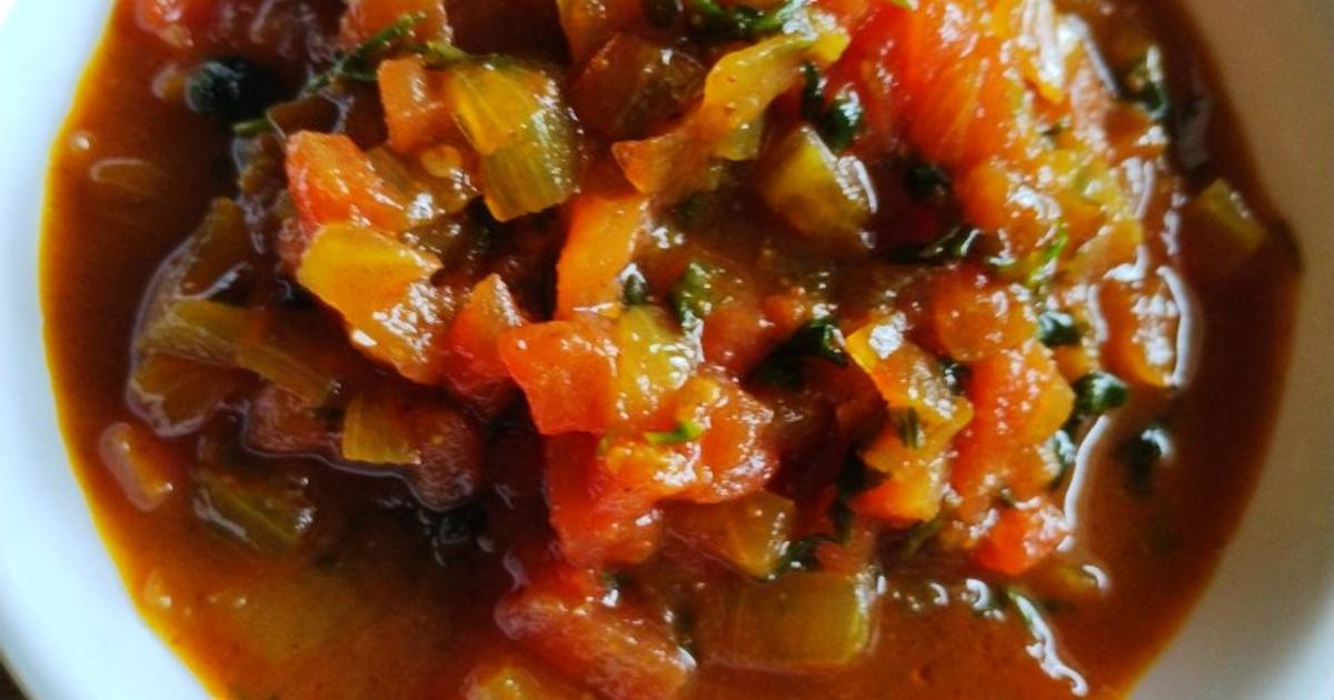 Sweet and sour tomato bhaji Recipe by Pragati Hakim Cookpad